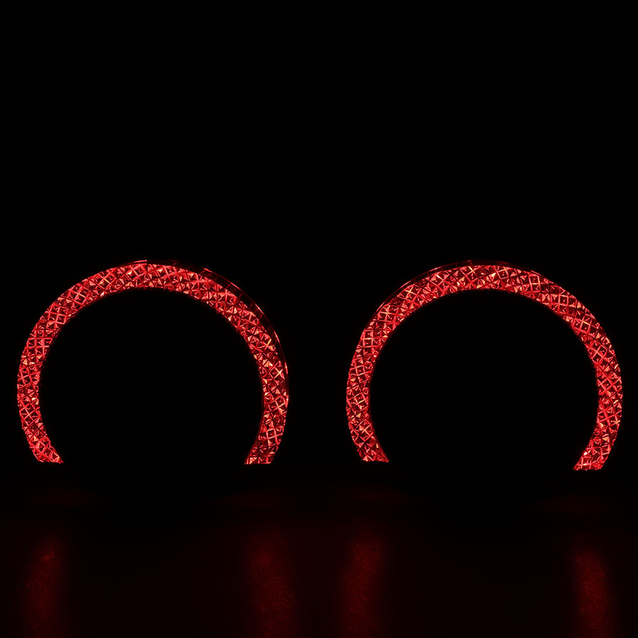 VAHID i9-C25 5D Shrouds Angel Eyes RGB Halo for Headlights DIY Retrofit Kit