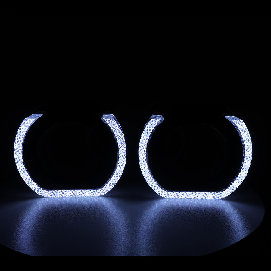 VAHID i7-H30 3.0 Inch 5D Angel Eyes BMW Inspired Shroud Halo for Headlights