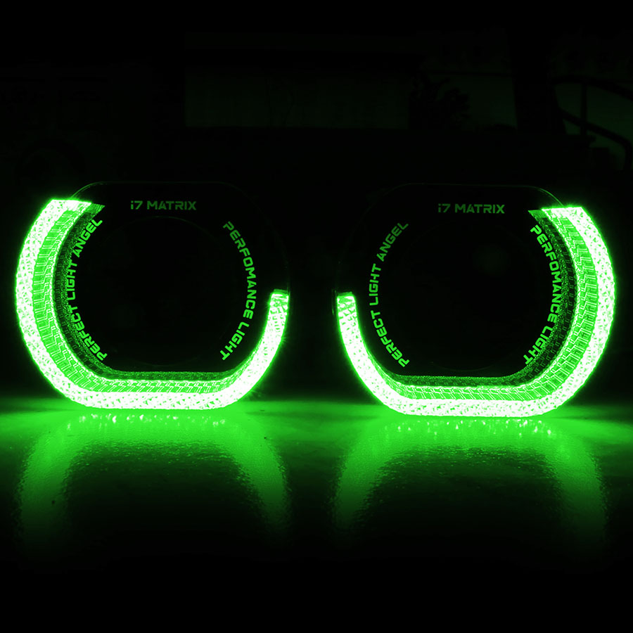 VAHID i7-L30 3.0 Inch 5D Angel Eyes BMW Inspired Shroud Halo for Headlights