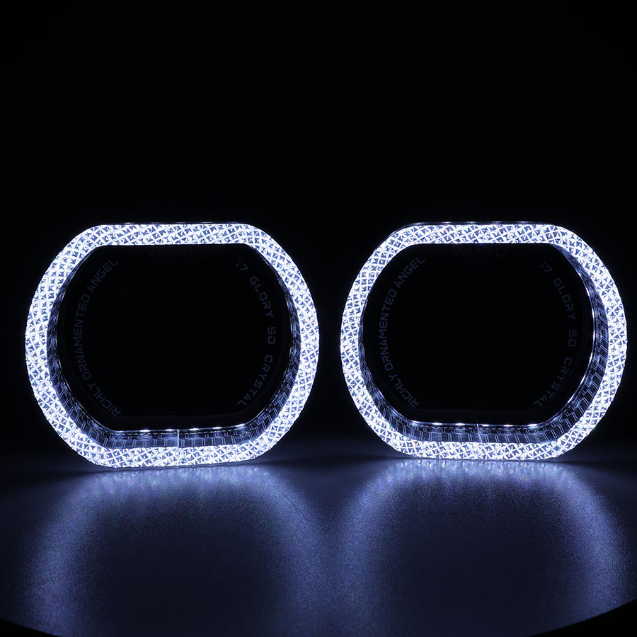 VAHID i7-O30 3.0 Inch 5D Angel Eyes BMW Inspired Shroud Halo for Headlights