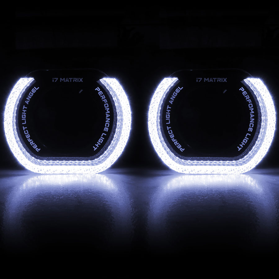 VAHID i7-U30 3.0 Inch 5D Angel Eyes BMW Inspired Shroud Halo for Headlights