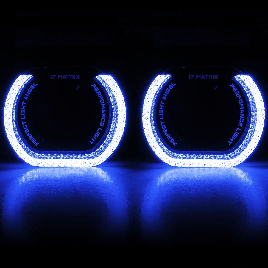 VAHID i7-U30 3.0 Inch 5D Angel Eyes BMW Inspired Shroud Halo for Headlights