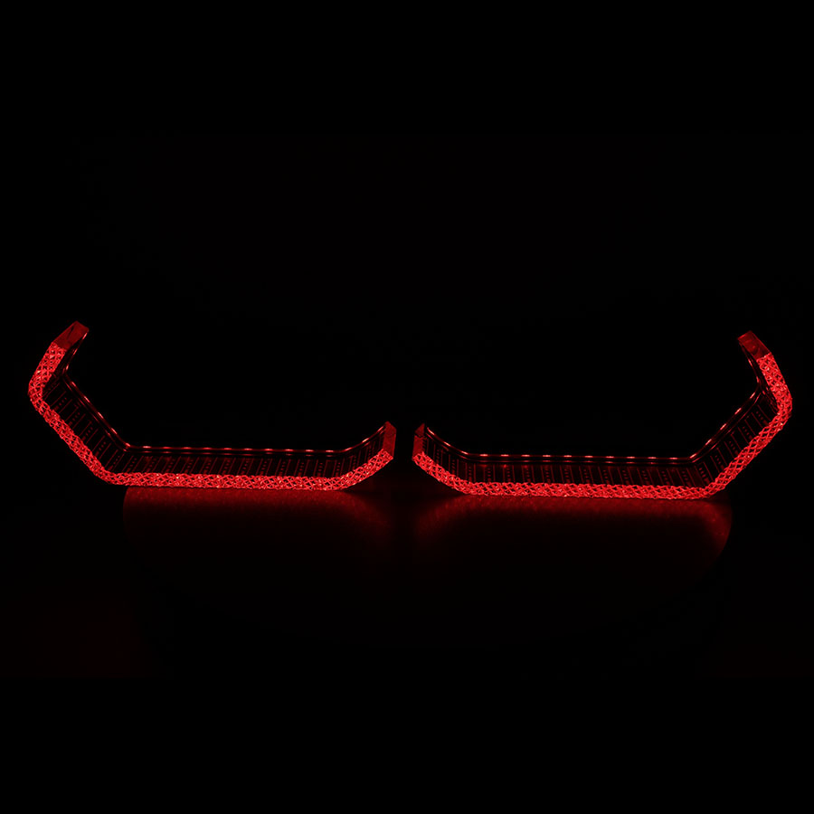 VAHID T8-10 BMW Style Angel Eyes Daytime Running Lights – WRGB & White/Amber Turn Signal Halo Lights for Headlights