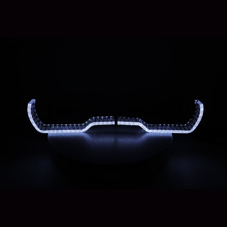 VAHID T8-12 BMW Style Angel Eyes Daytime Running Lights – WRGB & White/Amber Turn Signal Halo Lights for Headlights