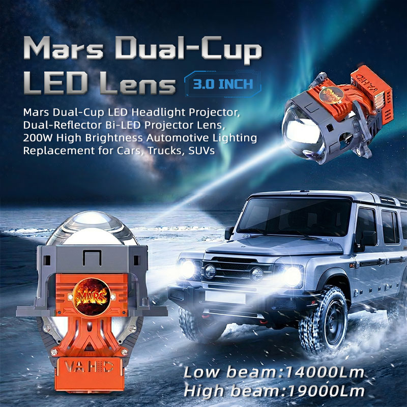 3.0 Inch Bi LED Projector Lens for Car Headlight