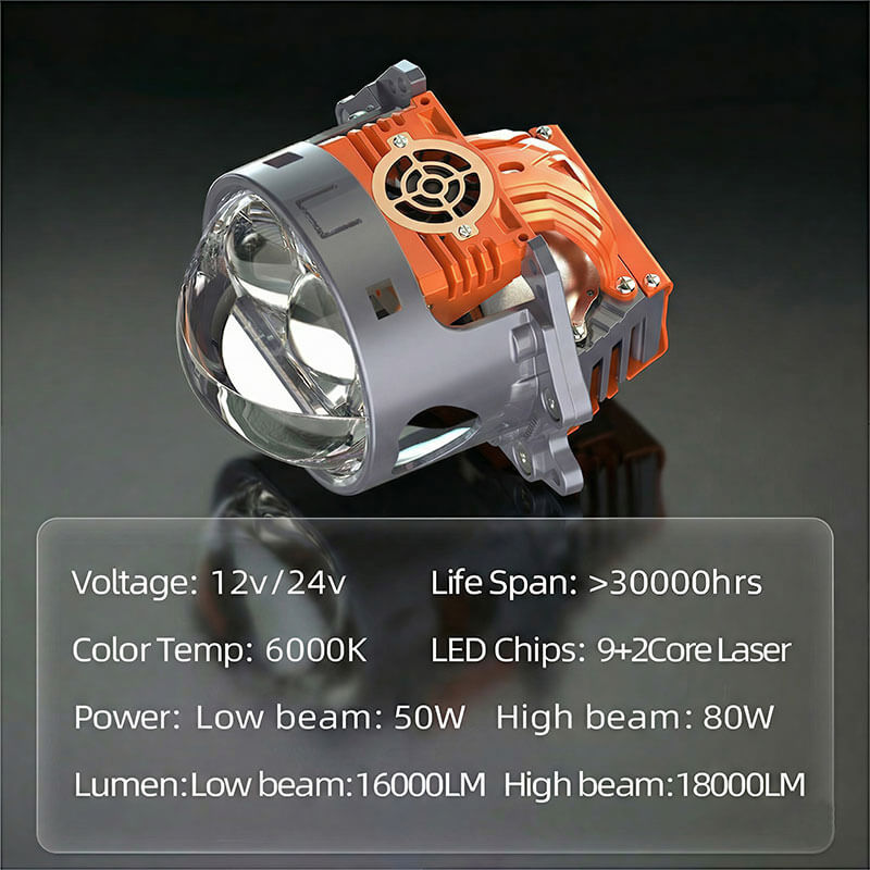 VAHID X2B Bi-LED Projector Lens for Automotive Headlight Retrofit