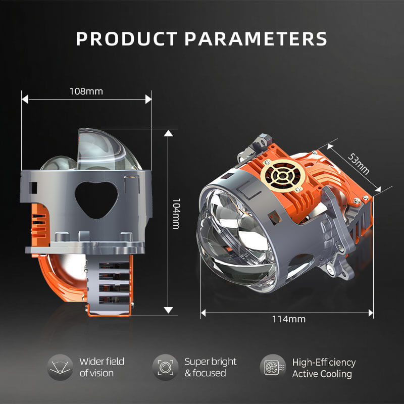 VAHID X2B Bi-LED Projector Lens for Automotive Headlight Retrofit