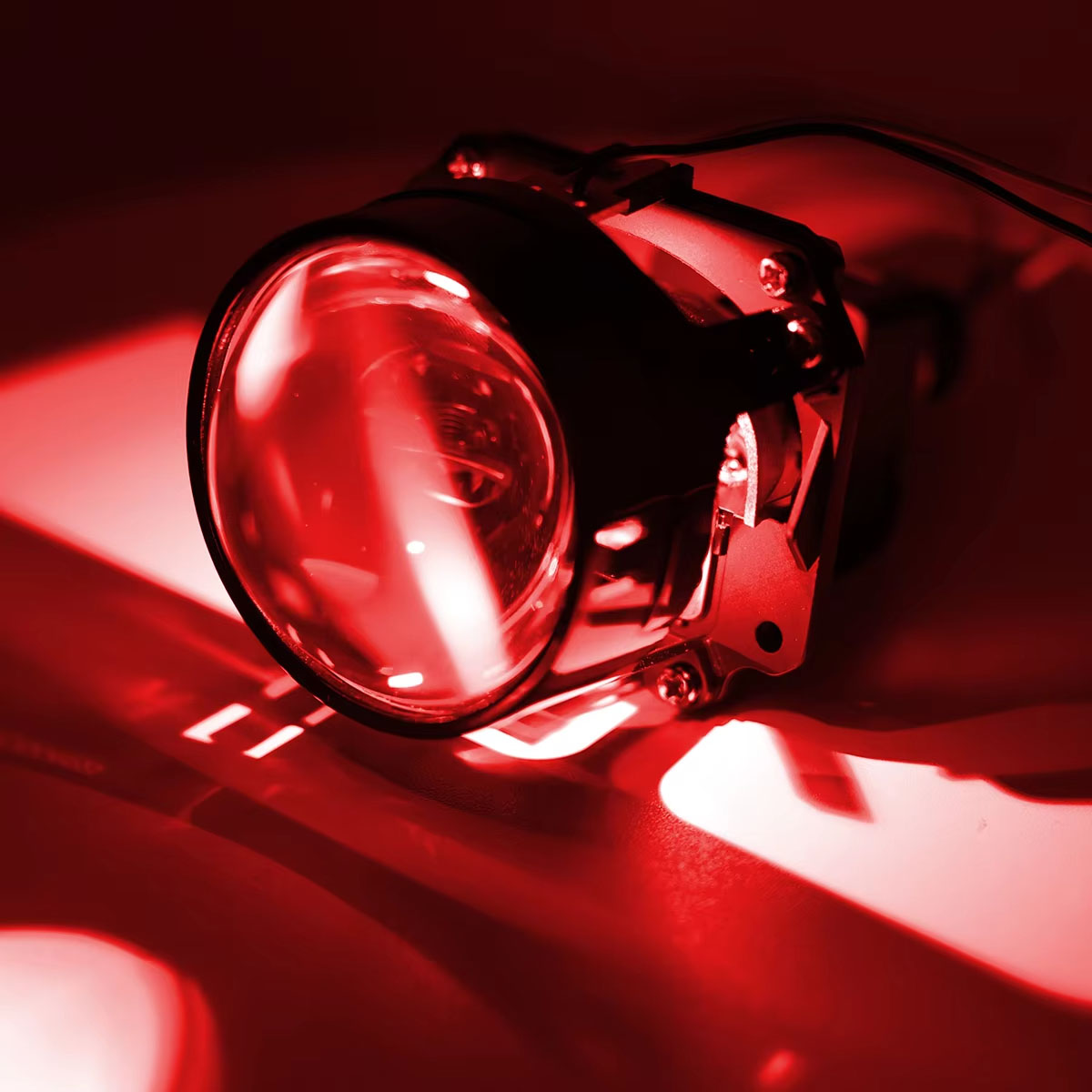 Hot Sale Demon Eyes Headlight Projector Lens 3.0 Inch Dynamic LED Devil Eyes Headlight Retrofit Kit for Cars