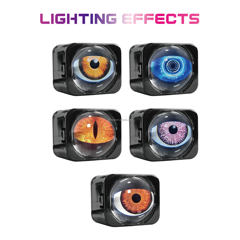 VAHID D6.1 Dynamic Demon Eyes DRL Projector Shroud Cover for 1.5 Inch Headlight Projector Lens
