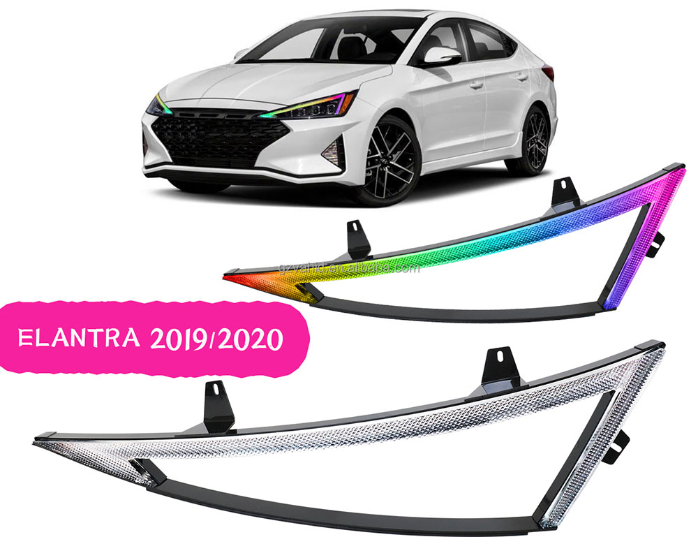 VAHID Hyundai Elantra 2019 2020 WRGB LED Daytime Running Lights