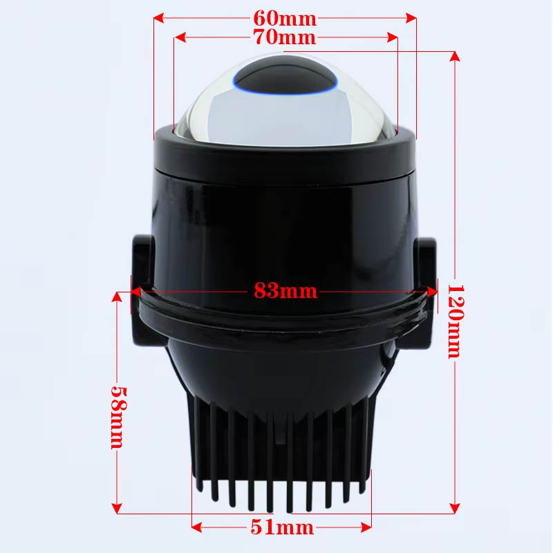 F9 2.5 Inch LED Bi LED Fog Light Lens