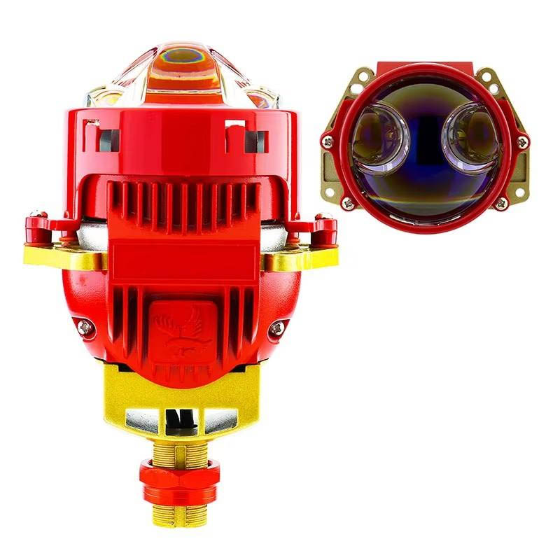 VAHID E30 3.0 Inches Double Lasers Bi-LED Projector Lenses, Headlight Retrofit Projector Lenses