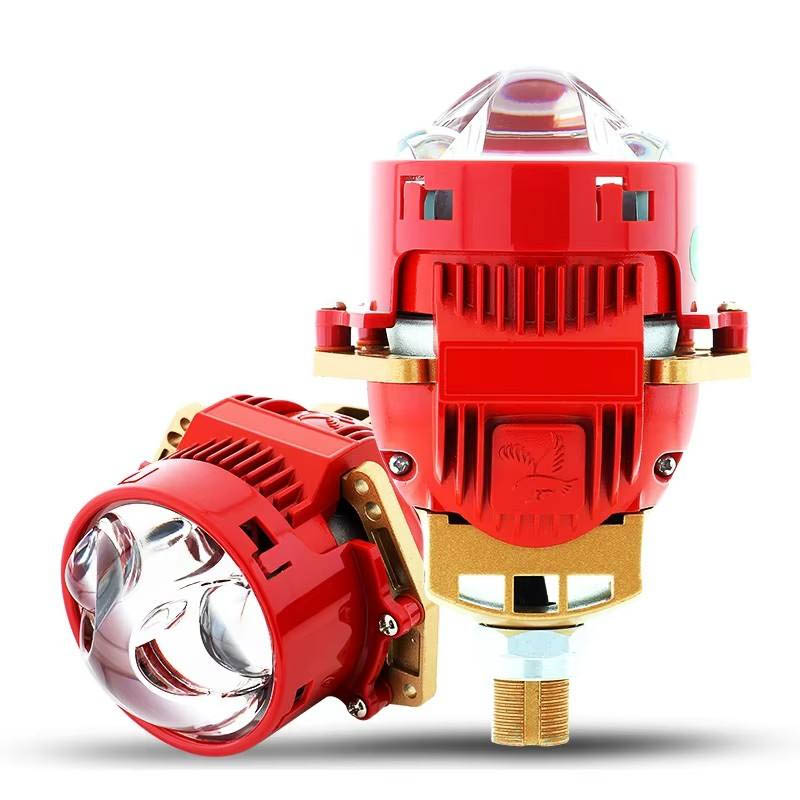 VAHID E30 3.0 Inches Double Lasers Bi-LED Projector Lenses, Headlight Retrofit Projector Lenses