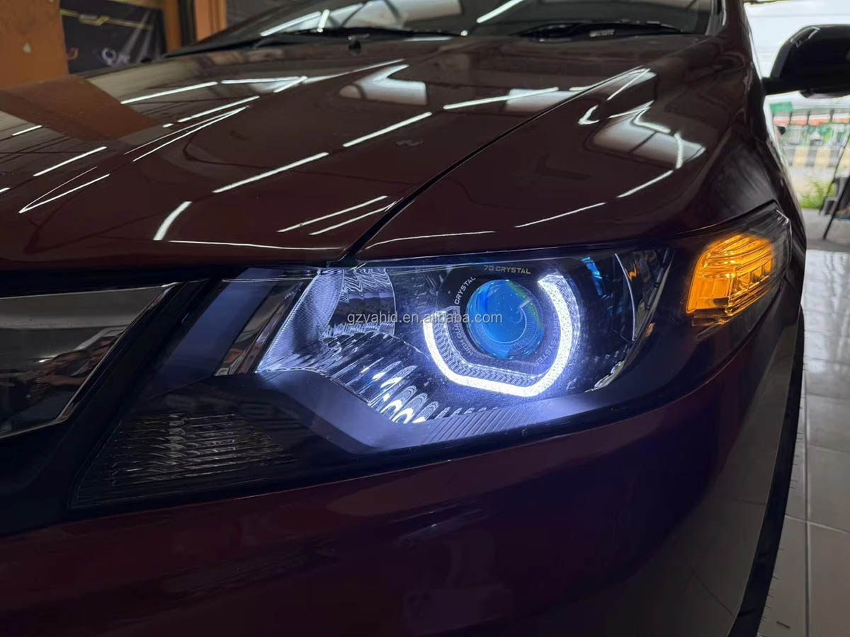 VAHID i8-L 2.5 Inch 5D Angel Eyes BMW Inspired Halo with L Shape Halo for Headlight Custom